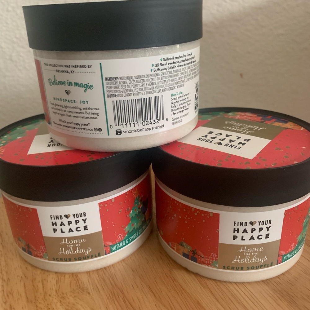 BOGO Find Your Happy Place Scrub Soufflé 3pk